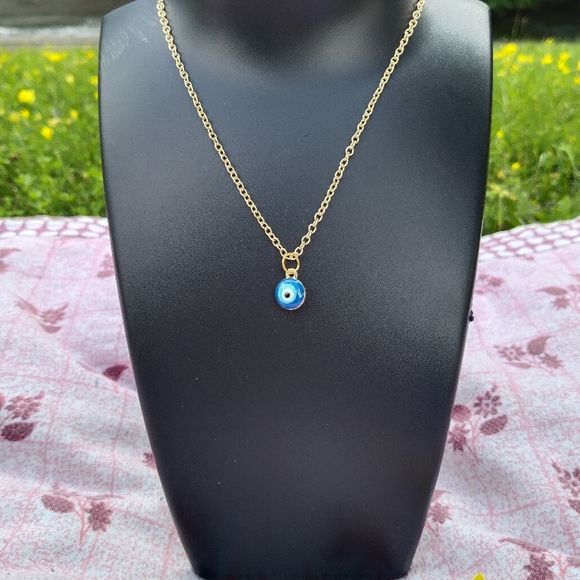 Blue Eye Necklace Evil Eye Pendant Necklace Evil Eye For Protection - Picture 3 of 3